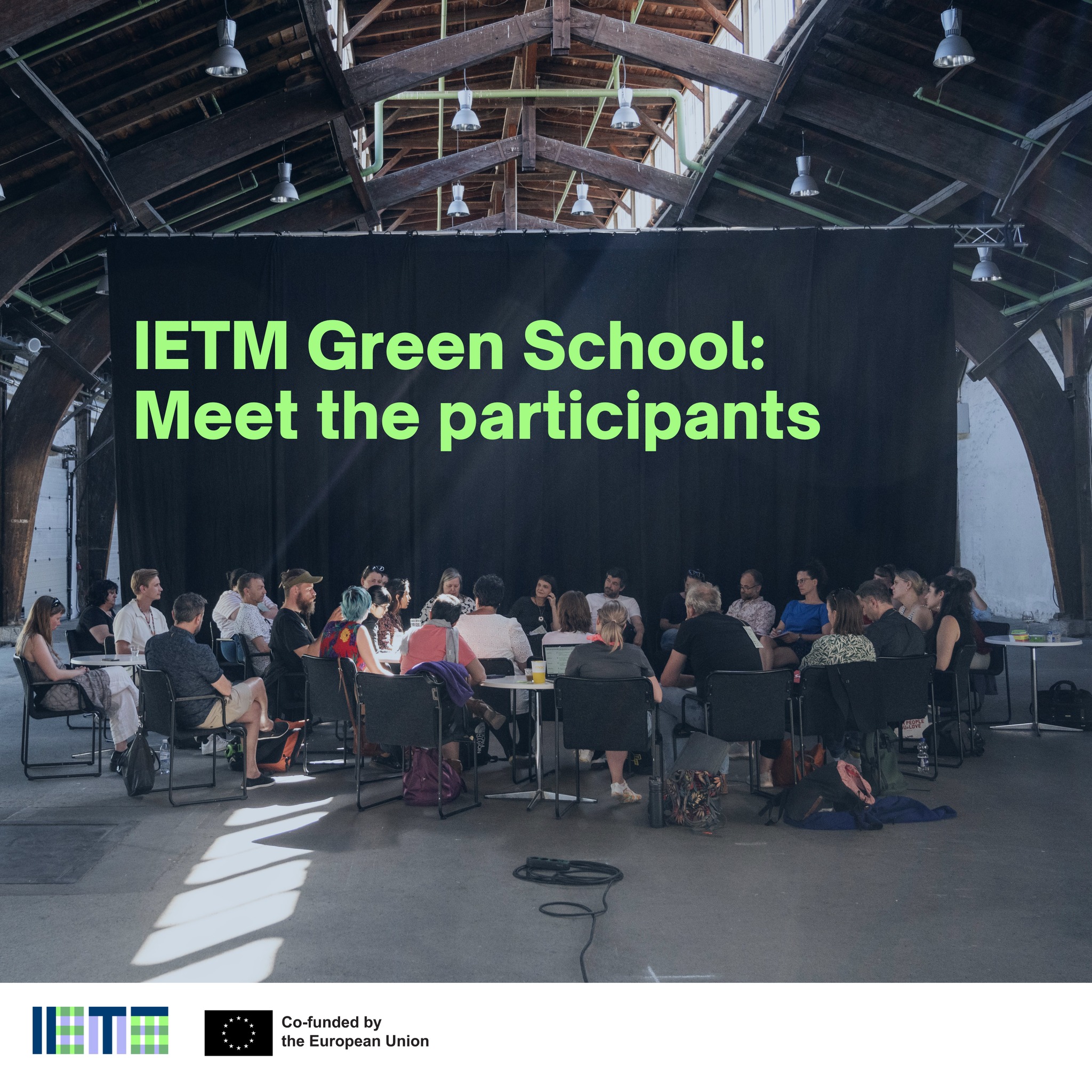 No total de 34 membros de 25 países, o Visões Úteis foi seleccionado para participar na Green School 2023, organizada pelo IETM.
