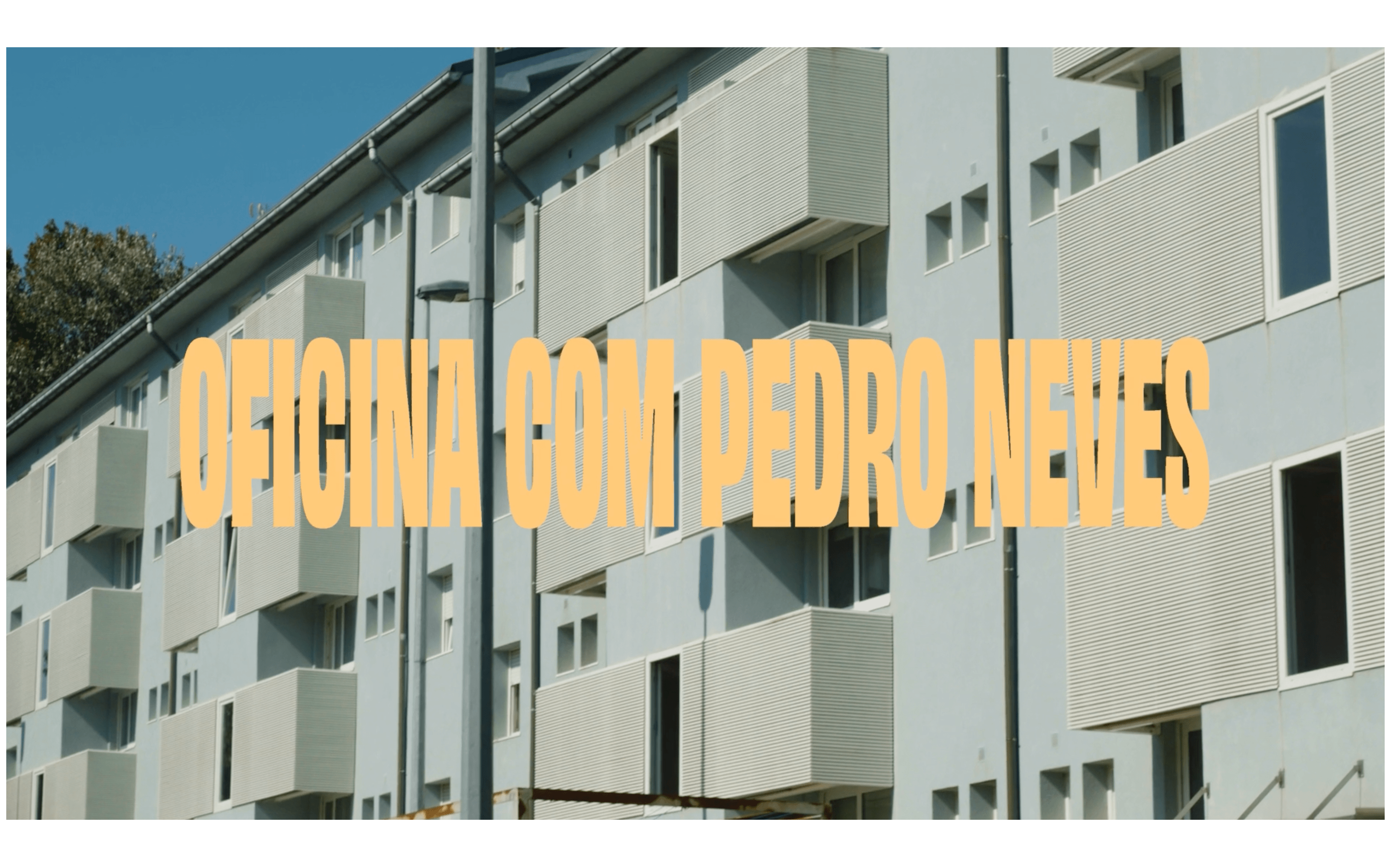 Oficina com Pedro Neves